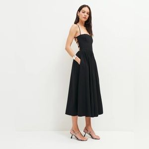 Reformation Kaede Poplin Dress